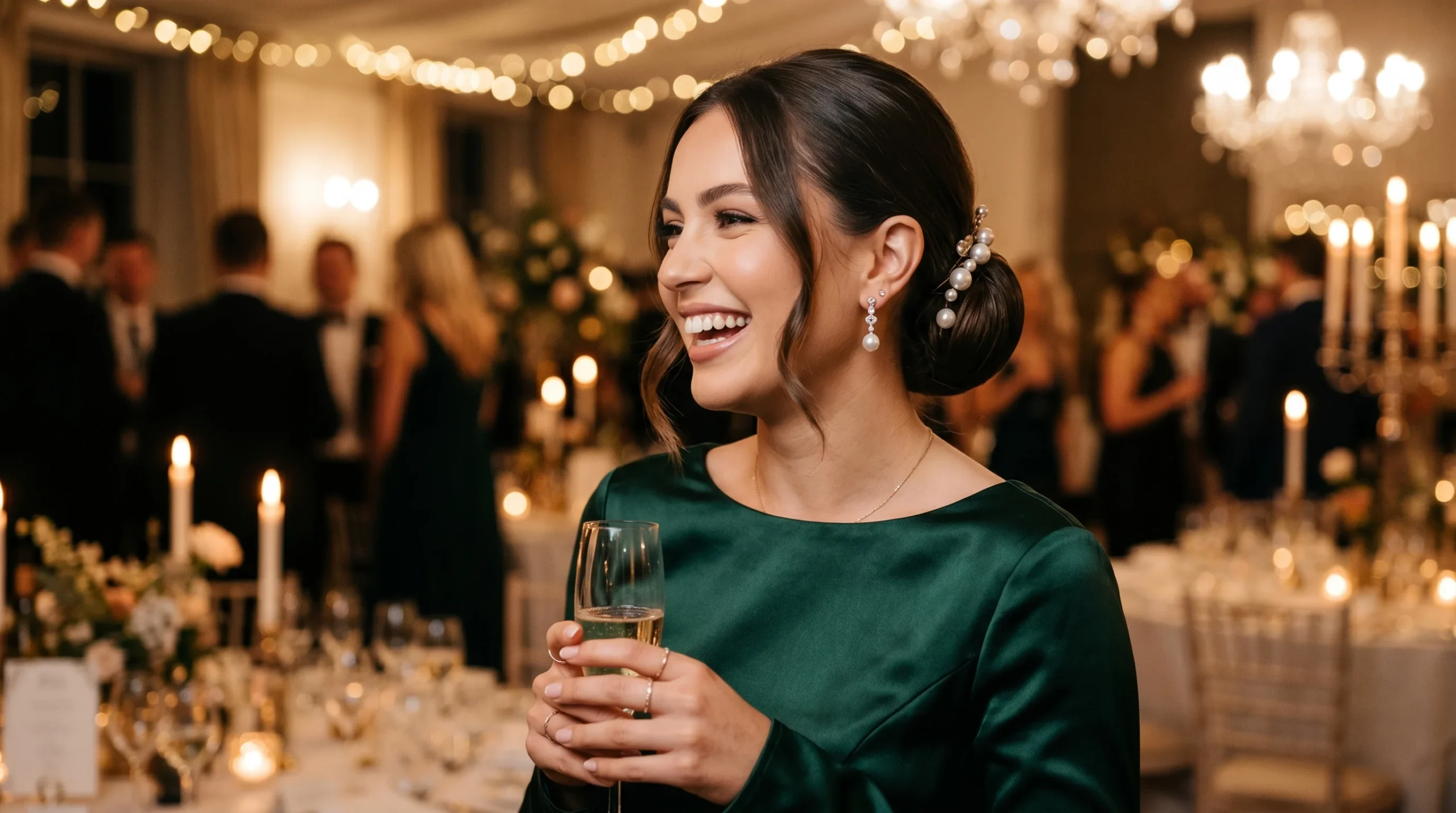 Party hairstyle bun ideas