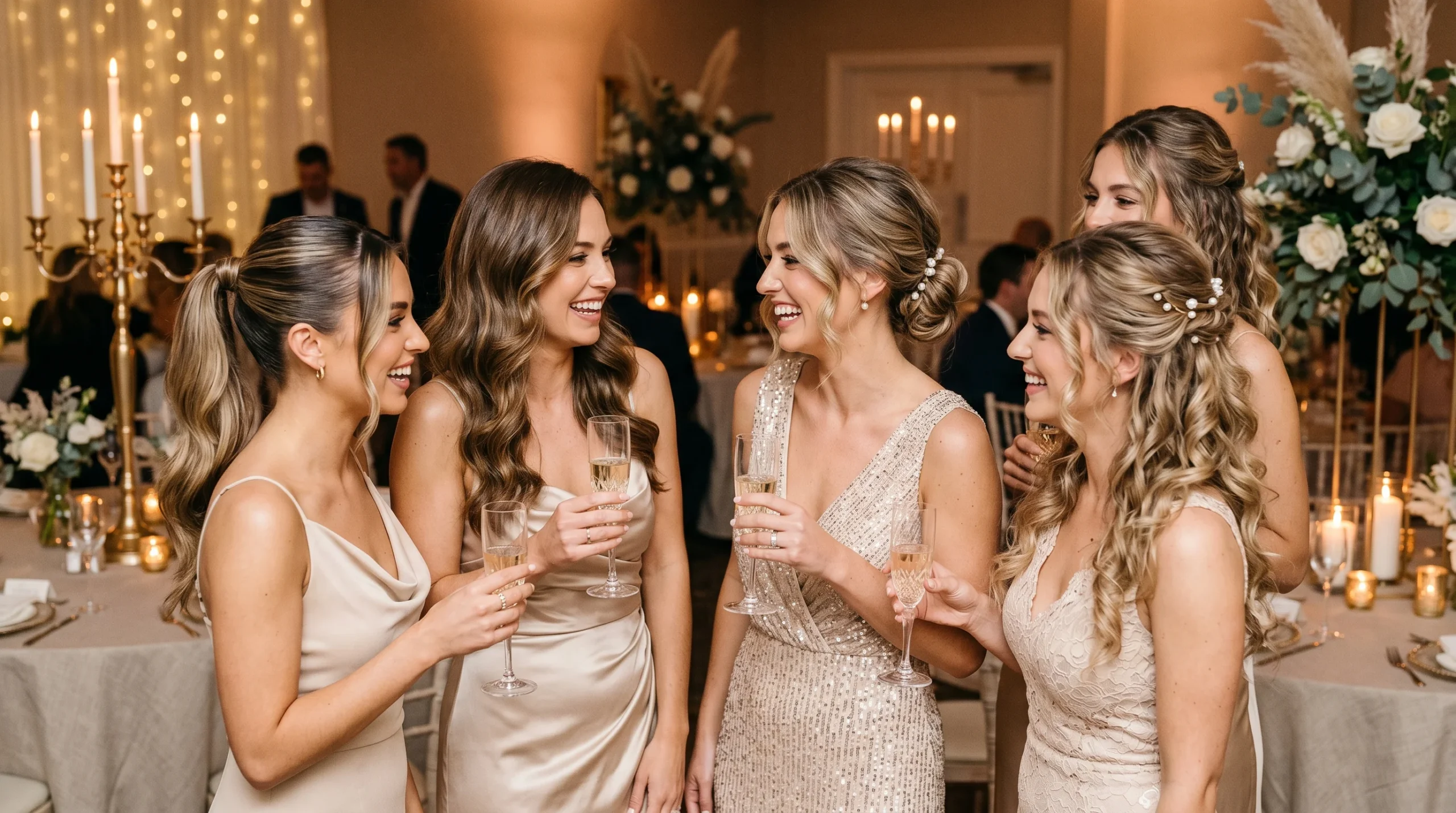 Engagement party hairstyles