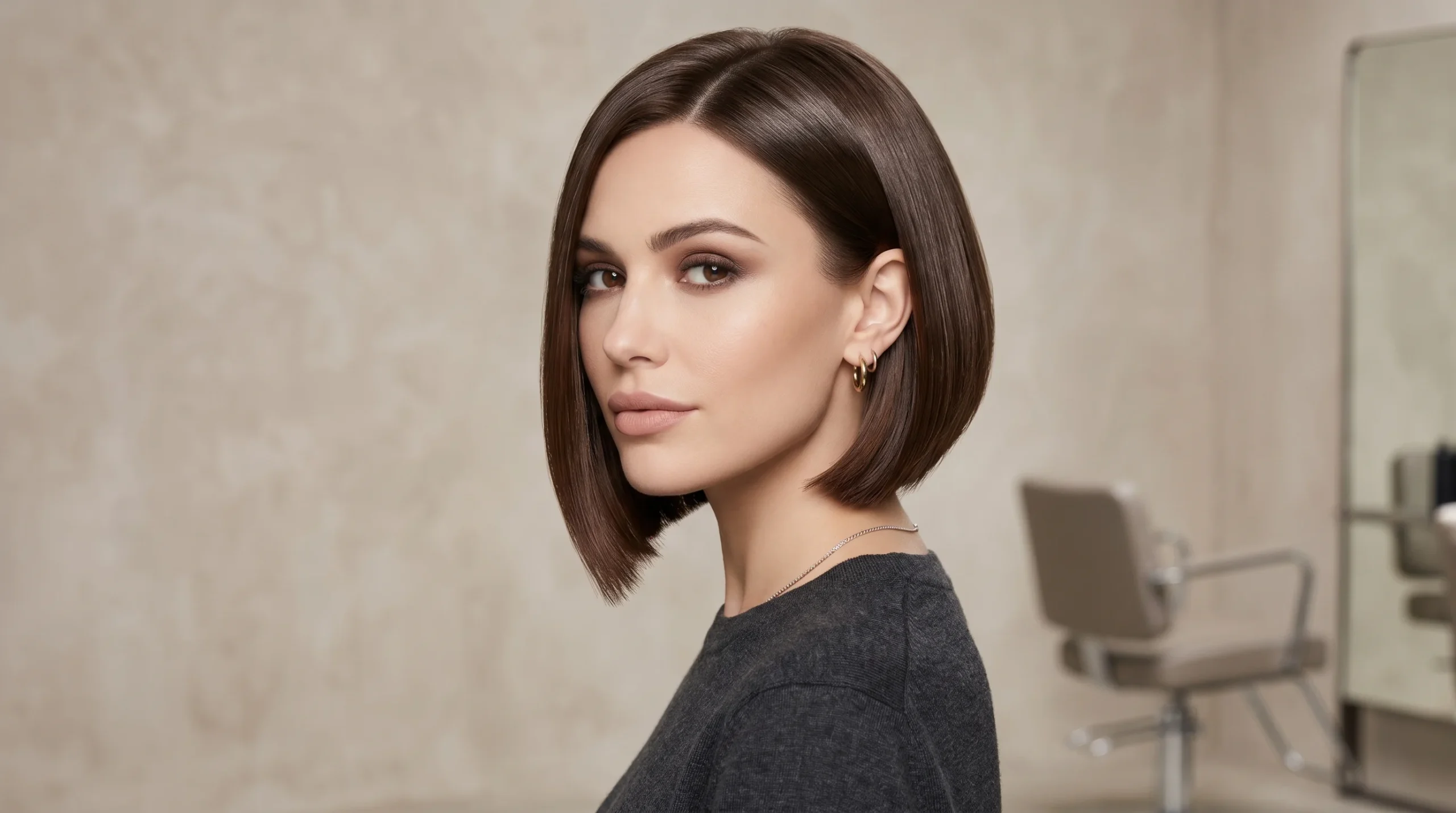 Inverted bob hairstyle