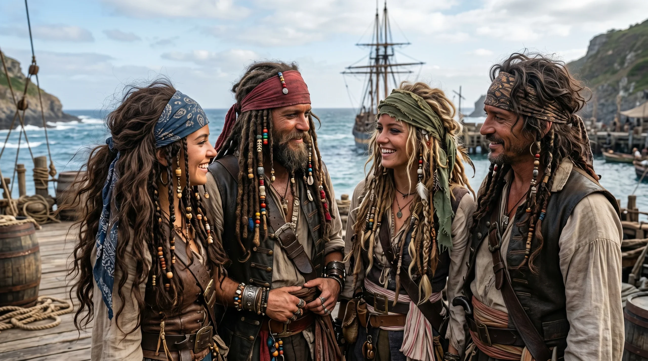 Pirate hair inspired hairstyles