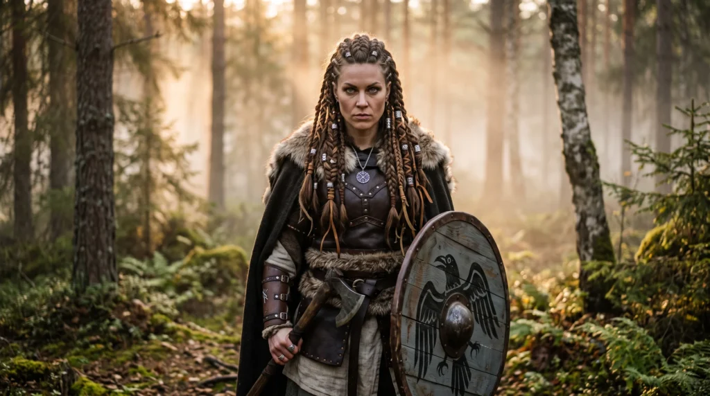 25 Bold female viking hairstyles for a powerful shieldmaiden vibe